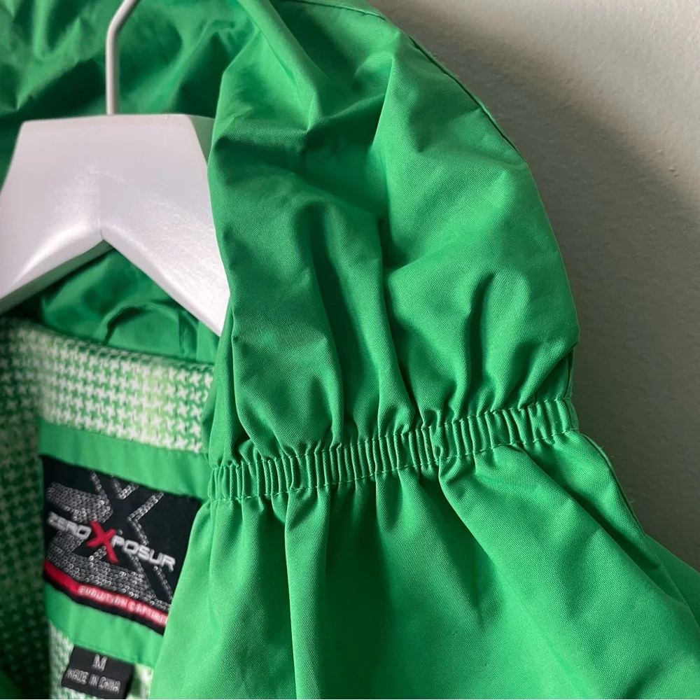 Zero Exposure Green Ski Jacket / Size M - Picture 8 of 10
